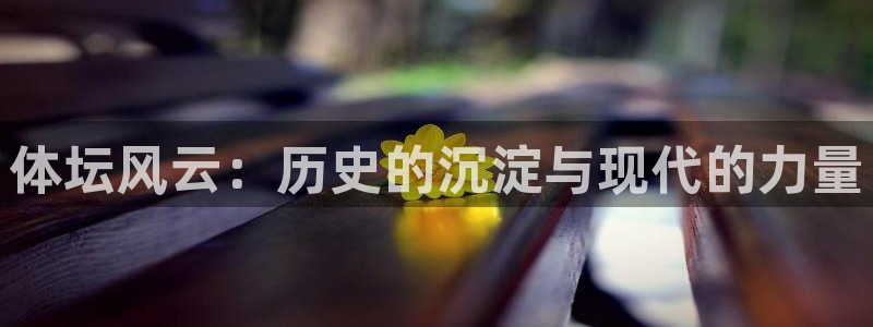 熊猫体育手机版：体坛风云：历史的沉淀与现代的力量