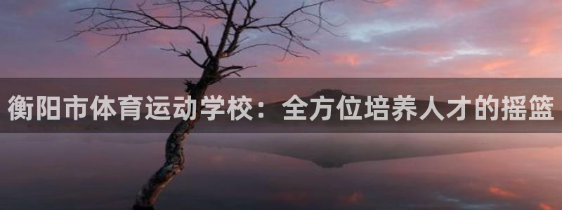 熊猫体育官网首页入口：衡阳市体育运动学校：全方位培养人才的摇篮